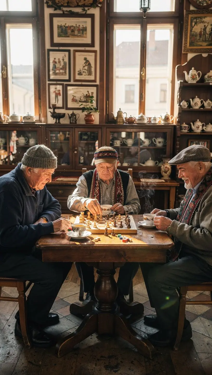 Zátišie s čajovým príslušenstvom a sušenými bylinami na drevenom stole.